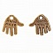 Breloque Main "MADE HAND" N&deg;01 Bronze