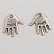 Breloque Main "MADE "N&deg;05 Argent