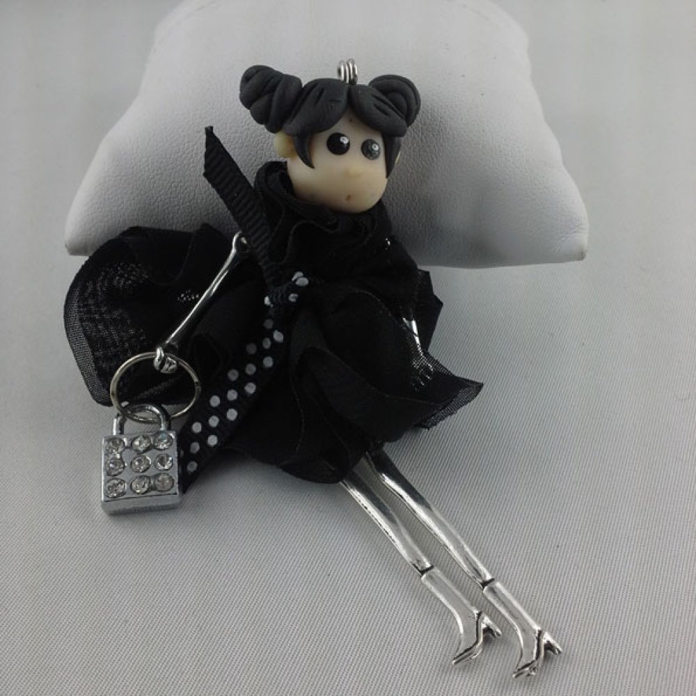 Breloque Main "MADE "N&deg;05 Argent