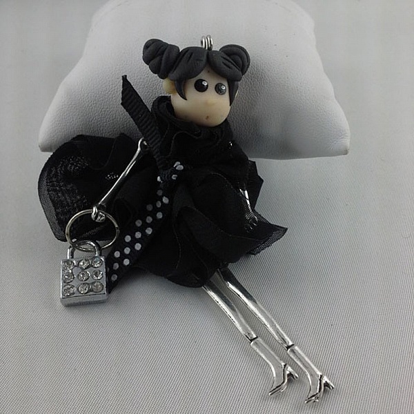 Breloque Main "MADE "N&deg;05 Argent