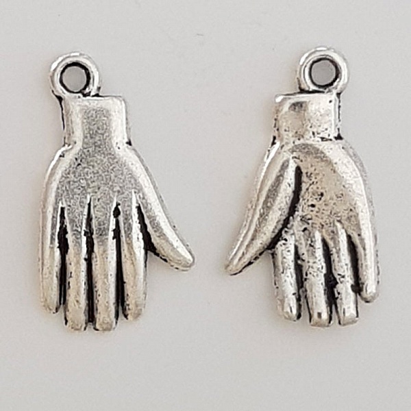 Breloque Main N&deg;04 Argent