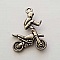 Breloque Moto N&deg;04 Argent
