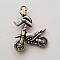 Breloque Moto N&deg;04 Argent