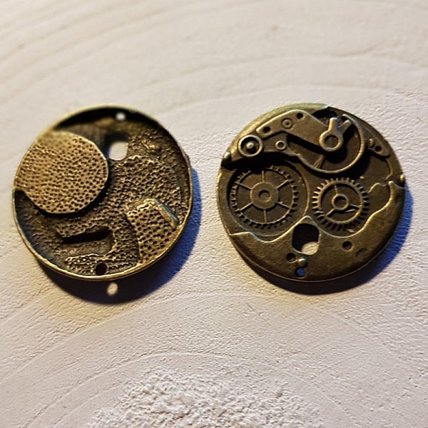 Breloque M&eacute;canisme Horloge N&deg;01