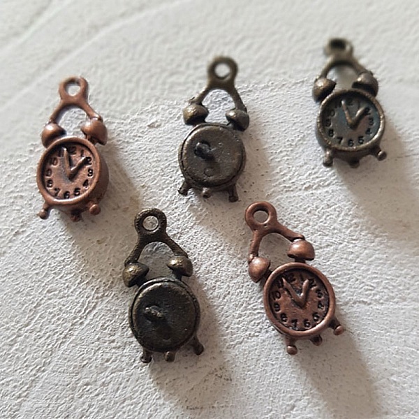 Breloque M&eacute;canisme Horloge N&deg;07 Cuivre