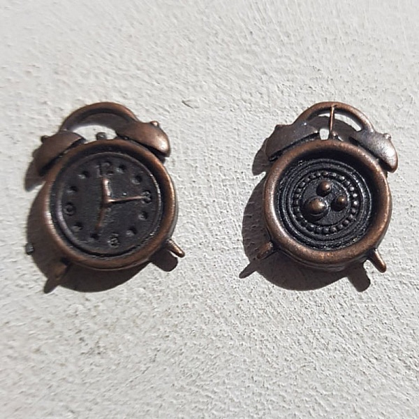 Breloque M&eacute;canisme Horloge N&deg;09 Cuivre