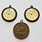 Breloque M&eacute;canisme Horloge N&deg;17 Bronze