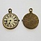 Breloque M&eacute;canisme Horloge N&deg;18 Bronze