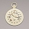 Breloque M&eacute;canisme Horloge N&deg;19 Argent