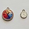 Breloque M&eacute;canisme Horloge N&deg;20 Lot 2 pi&egrave;ces