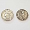 Breloque M&eacute;daille pi&egrave;ce 23 mm Argent-02