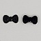 Breloque N&oelig;ud N&deg;13 breloque noeud ruban noir