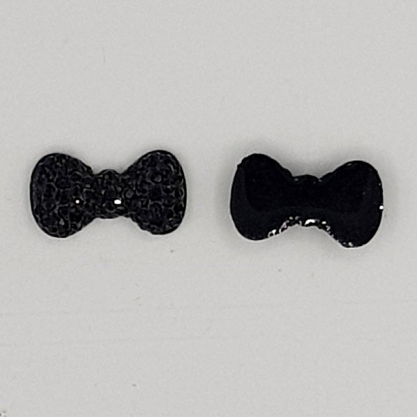 Breloque N&oelig;ud N&deg;13 breloque noeud ruban noir