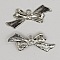 Breloque N&oelig;ud N&deg;18 breloque noeud papillon ruban en m&eacute;tal argent