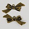 Breloque N&oelig;ud N&deg;18 breloque noeud papillon ruban en m&eacute;tal bronze