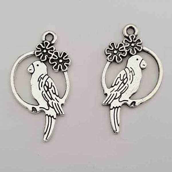 Breloque Oiseau N&deg;01 x 4