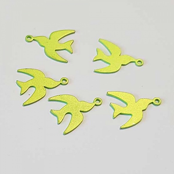 Breloque Oiseau N&deg;04 Vert