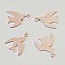 Breloque Oiseaux N&deg;04 Rose