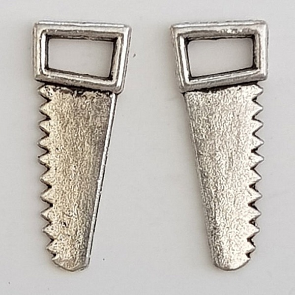 Breloque Outil Scie N&deg;02 Argent