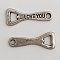 Breloque Ouvre Bouteille D&eacute;capsuleur Bouchon N&deg;01 Argent