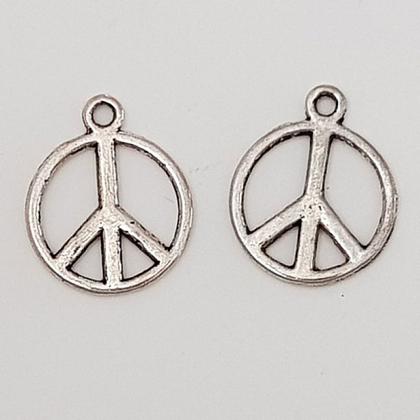 Breloque Peace & Love N&deg;04 Argent 