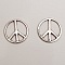 Breloque Peace & Love N&deg;06 Argent 