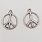 Breloque Peace & Love N&deg;07 Argent