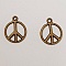Breloque Peace & Love N&deg;07 Bronze