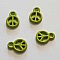 Breloque Peace & Love N&deg;10 Vert