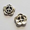 Breloque Peace & Love N&deg;11 Argent