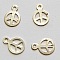 Breloque Peace & Love N&deg;12 Argent