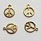 Breloque Peace & Love N&deg;13 Dor&eacute;