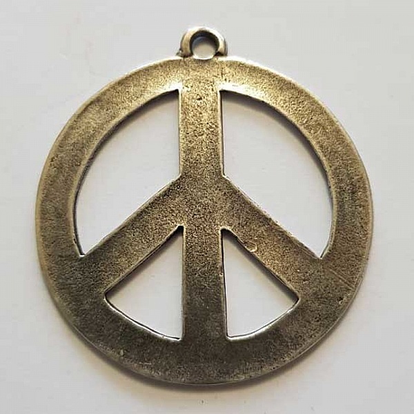 Breloque Peace & Love N&deg;16 Argent