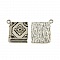 Breloque Pendentif Livre Motif losange au centre N&deg;03