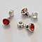 Breloque Pendentif Strass Rouge N&deg;1013-08