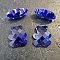 Breloque Pendentif en verre facett&eacute; ours N&deg;01-02