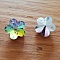 Breloque Pendentif en verre facett&eacute; fleur N&deg;04-02