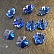 Breloque Pendentif en verre facett&eacute; fleur N&deg;04-03