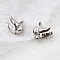 Breloque Perle Oiseau N&deg;03 Argent