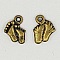 Breloque Pied N&deg;08-03 Double