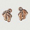 Breloque Pied N&deg;08-02 Double