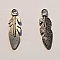 Breloque Plume N&deg;02 Argent