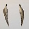Breloque Plume N&deg;09 Argent