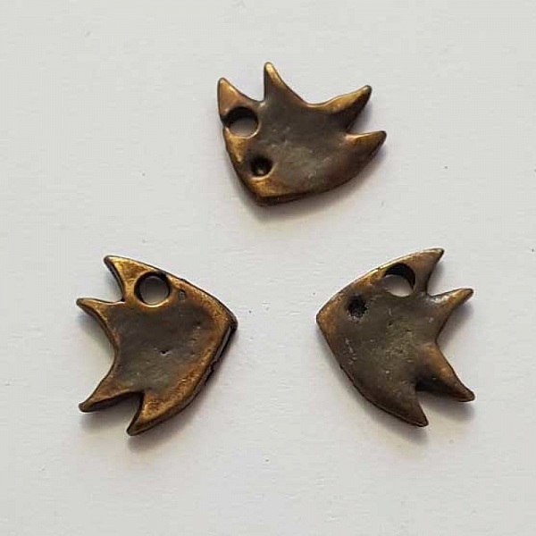 Breloque Poisson N&deg;05 Cuivre