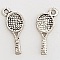 Breloque Raquette de Tennis Sport N&deg;05 Argent