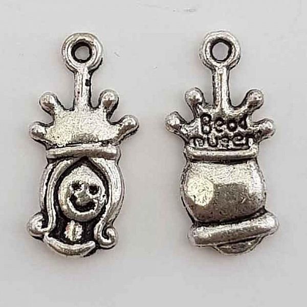 Breloque Reine N&deg;01 X 2 Pi&egrave;ce