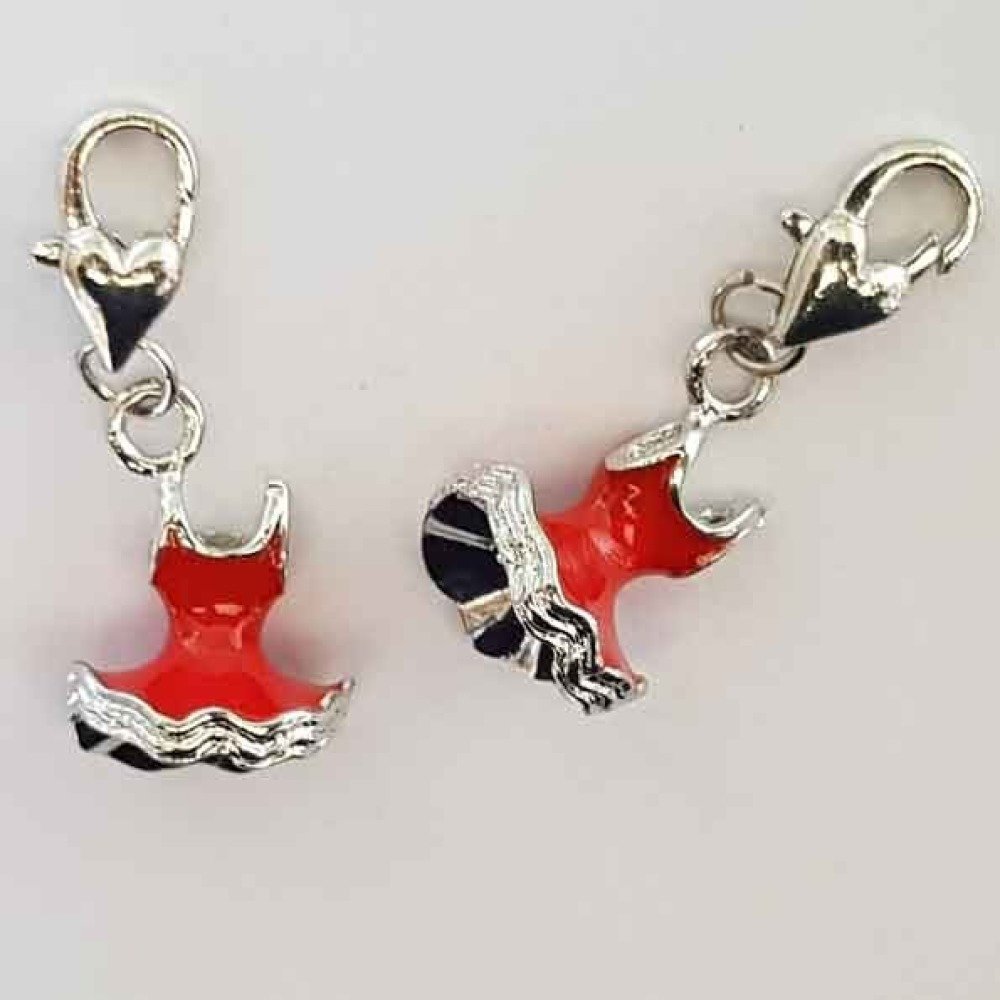 Breloque Robe N&deg;01 x 10 