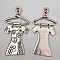 Breloque Robe N&deg;02 en Zamak