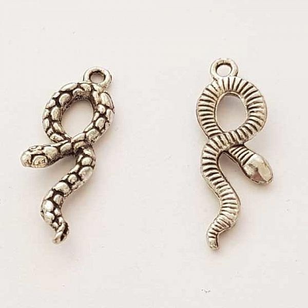 Breloque Serpent N&deg;03 Argent