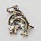 Breloque Signe Zodiaque Poisson M&eacute;tal Argent&eacute; N&deg;03 avec strass
